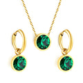 Lumière Faux Pearl Jewelry Set – 18K Gold Plated