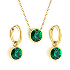 Lumière Faux Pearl Jewelry Set – 18K Gold Plated