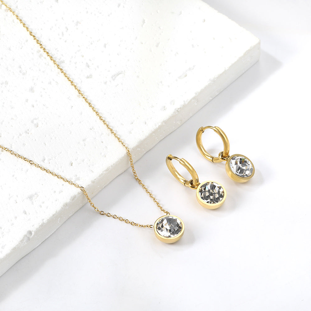 Harmony Faux Pearl Jewelry Set – 18K Gold Plated