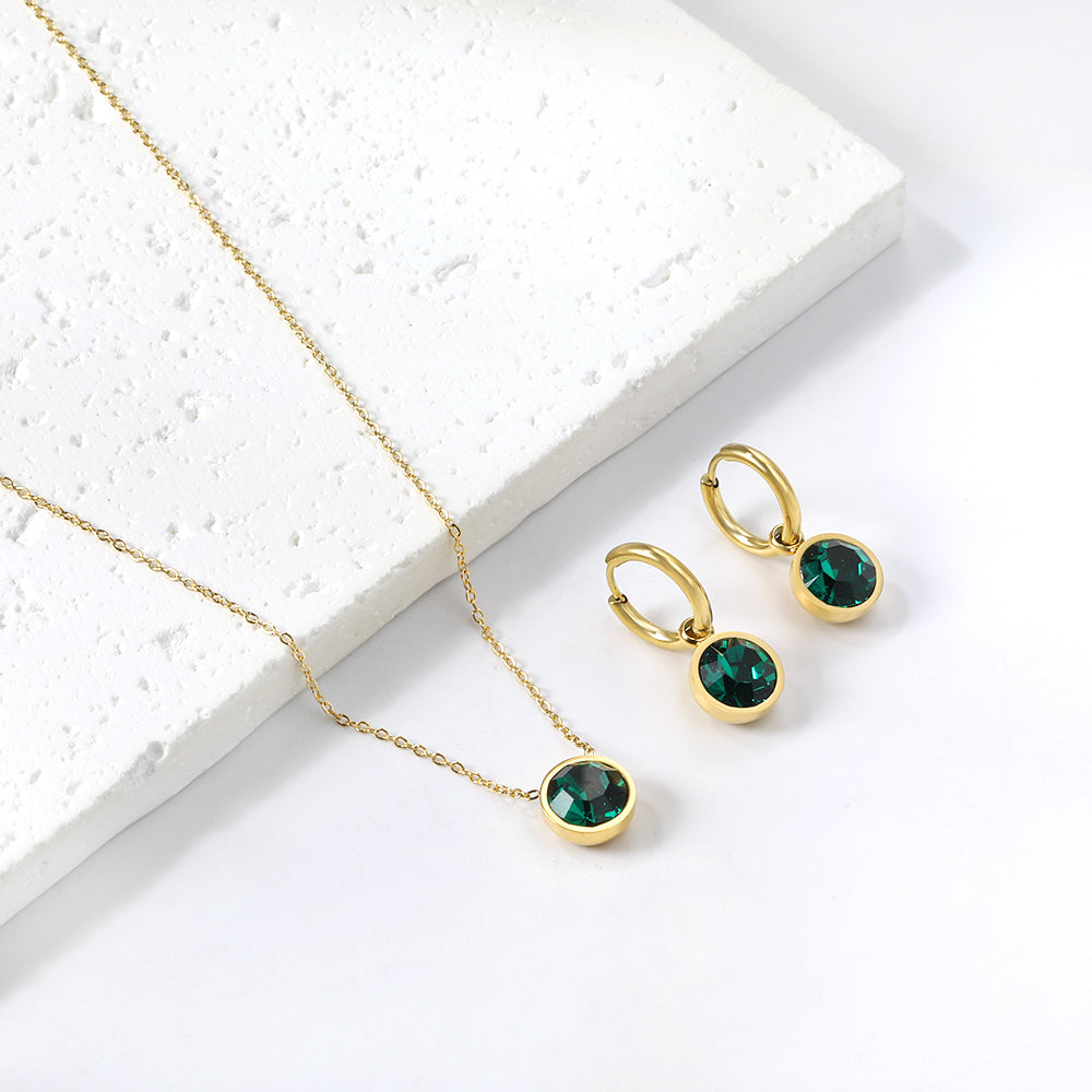 Lumière Faux Pearl Jewelry Set – 18K Gold Plated