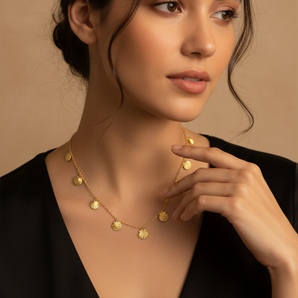 Charmed Necklace Set of 4 – 18K Gold Plated