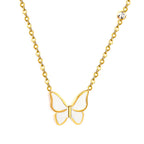 Butterfly Blossom Pendant Necklace