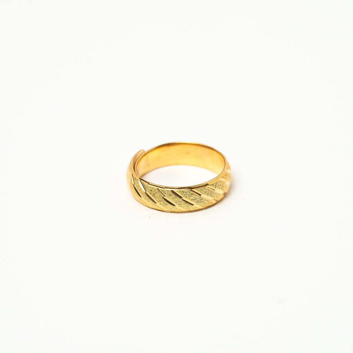 Timeless Bands – 24K Gold-Plated Adjustable Rings