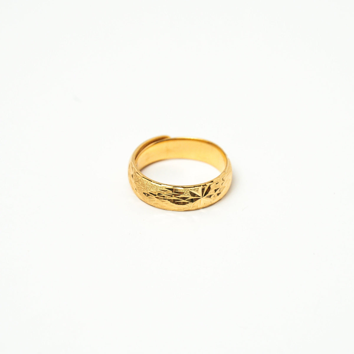 Timeless Bands – 24K Gold-Plated Adjustable Rings