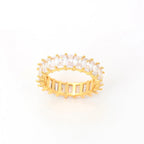 Gold Baguette Eternity Band