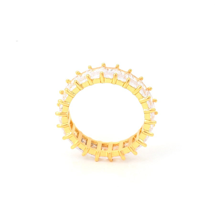 Gold Baguette Eternity Band