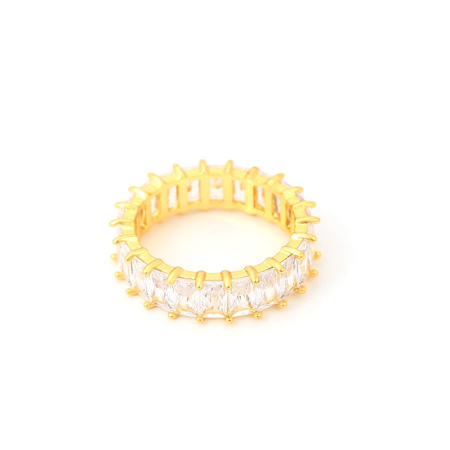 Gold Baguette Eternity Band