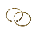Double Strand Hoop Earrings – Gold Plated